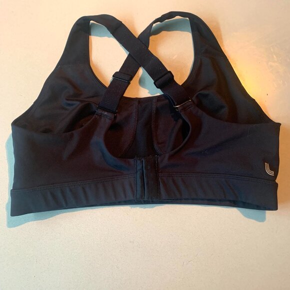 Lole Burst Up sports bra with cross back in black size m - Picture 6 of 6